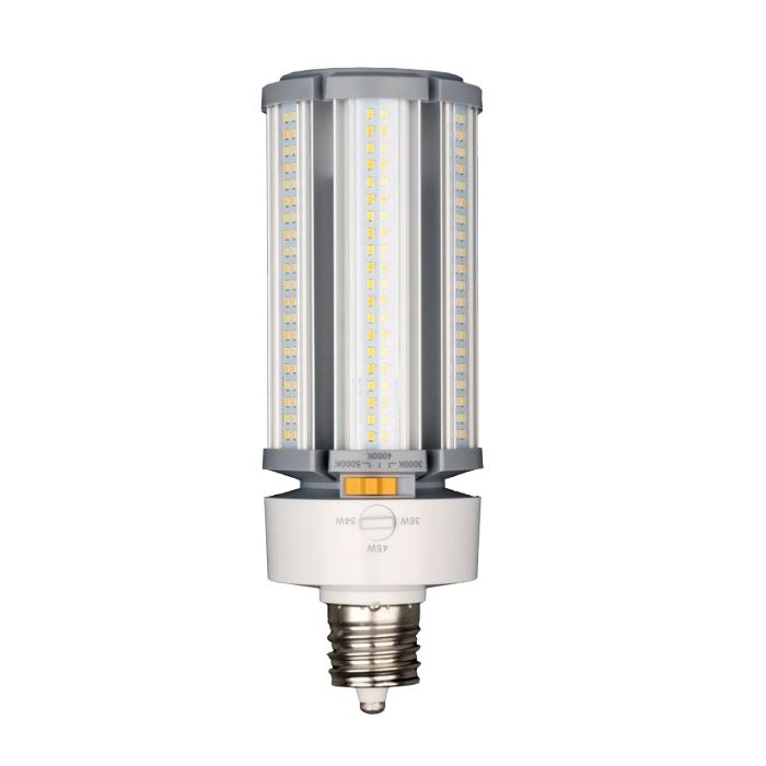 MaxLite 54PTEX39WCS 109021 Enclosed LED Post Top EX39 Base 120-277V Power Select - , 54W And CCT Select - 3000K, 4000K, 5000K