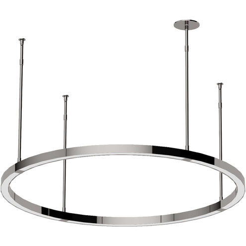 Visual Comfort Architectural MDCH53827B Modern Mick De Giulio Stagger 1 Light 30 inch Polished Stainless Steel Chandelier Ceiling Light