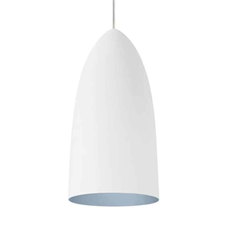 Visual Comfort Architectural 700MPSIGMWUS Mini Signal 4" Monopoint Pendant Rubberized White/Blue Finish