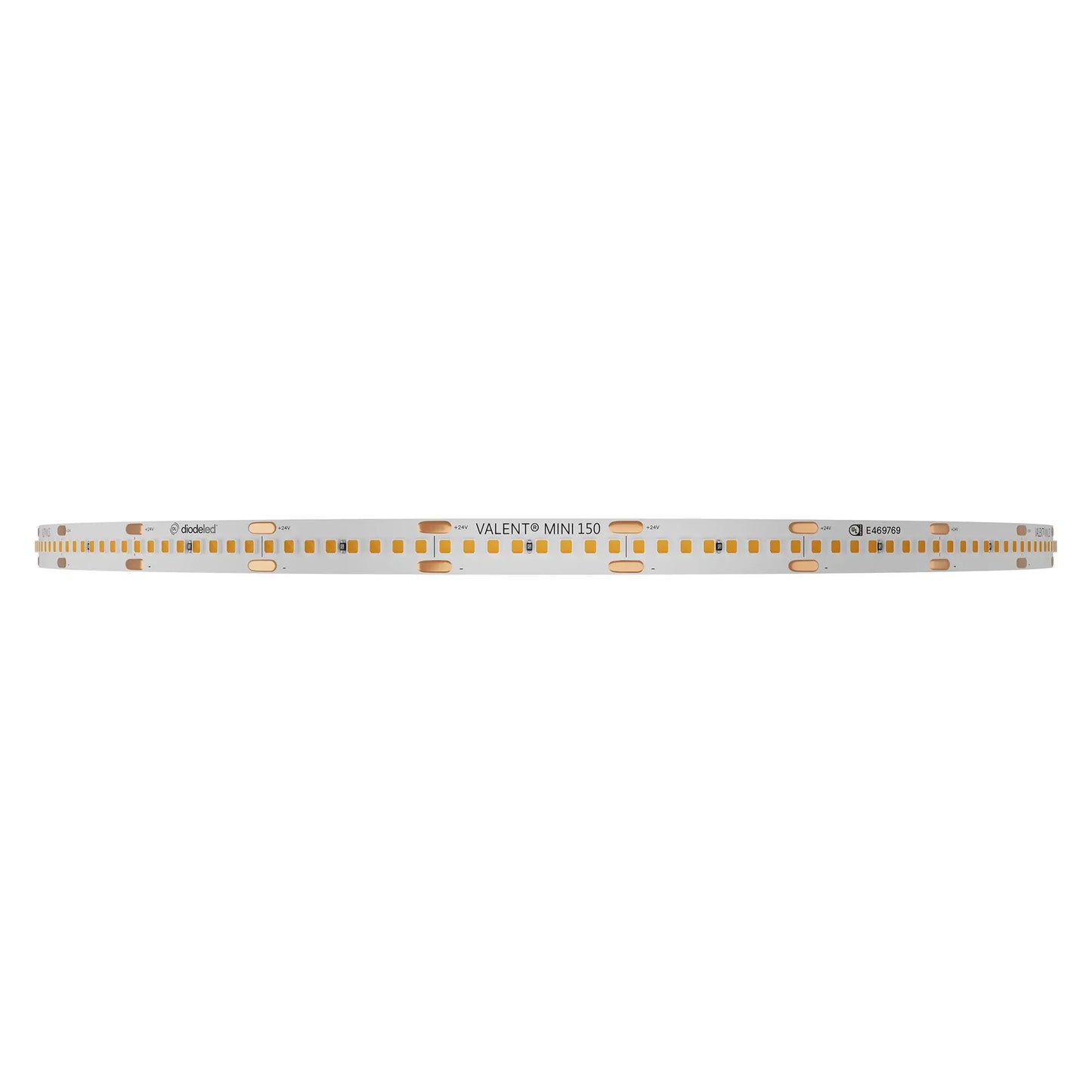 Diode LED DI-24V-VL8MN1-27-100 VALENT Mini 8MM 100FT Reel LED Tape Light - CCT: 2700K - 24V - 1.46W / FT