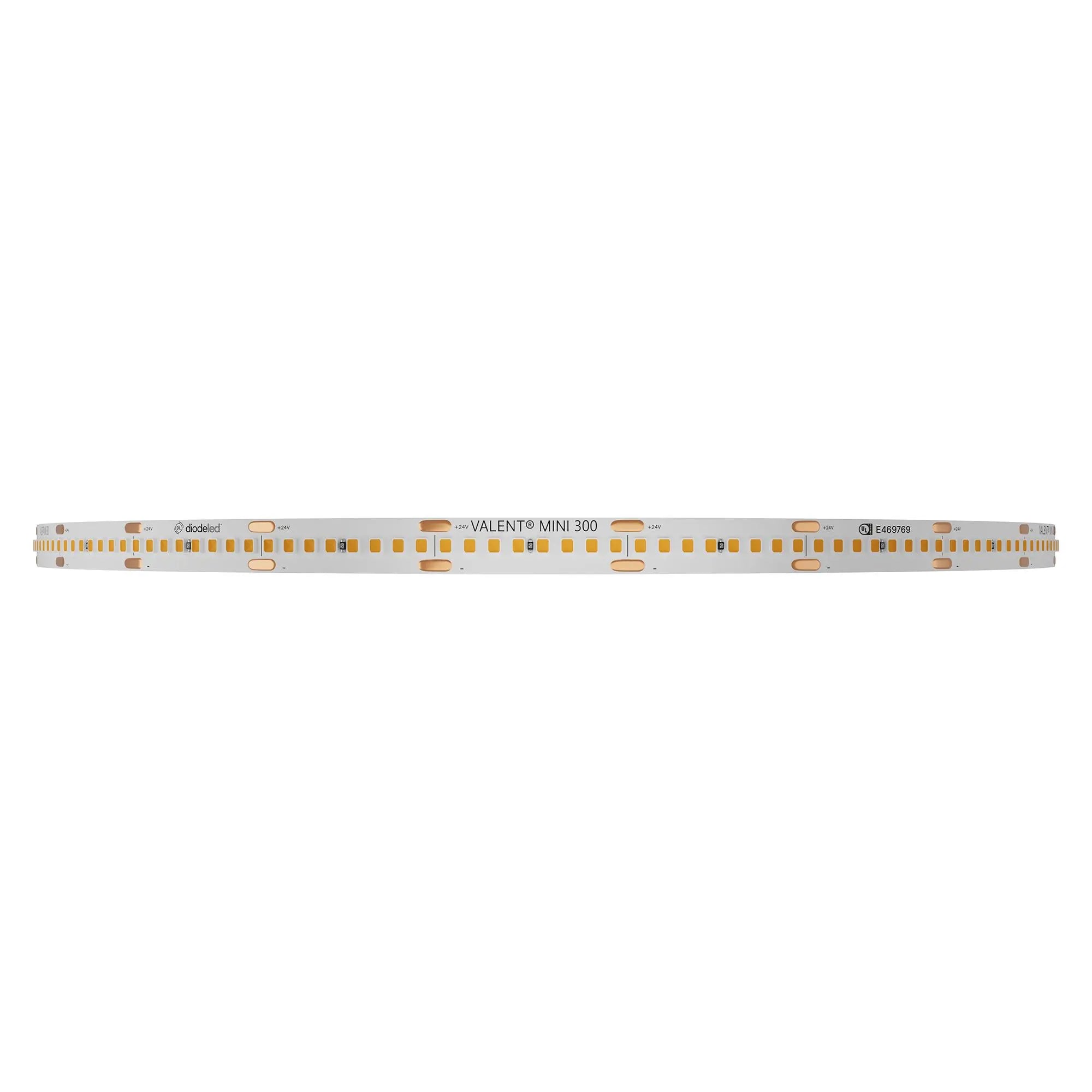 Diode LED DI-24V-VL8MN3-50-016 16.4 ft Reel VALENT Mini LED Tape Light - Color Temperature: 5000K