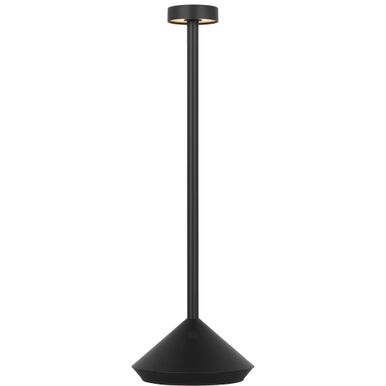 Visual Comfort Modern Collection SLTB27127B Sean Lavin Moneta 13 inch 2.20 watt Rechargeable LED Table Lamp Black