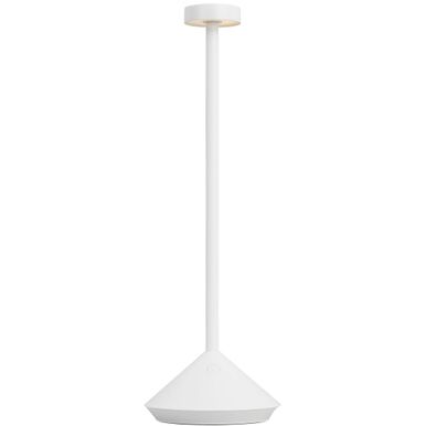 Visual Comfort Modern Collection SLTB27127W Sean Lavin Moneta 13 inch 2.20 watt Rechargeable LED Table Lamp Matte White