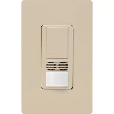 Lutron MS-A102-TP Maestro 1-Circuit Dual-Tech Single Pole Motion Sensor Switch - Finish: Taupe
