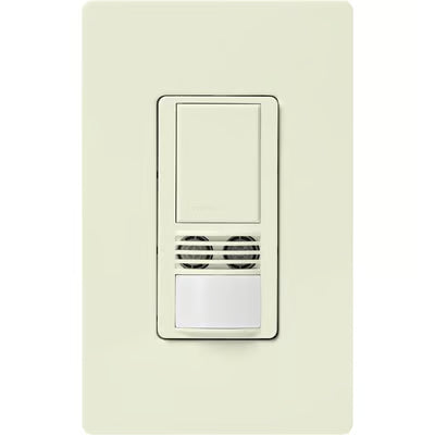 Lutron MS-A102-V-BI Maestro Dual-Tech Single Pole Vacancy Sensor Switch - Finish: Biscuit