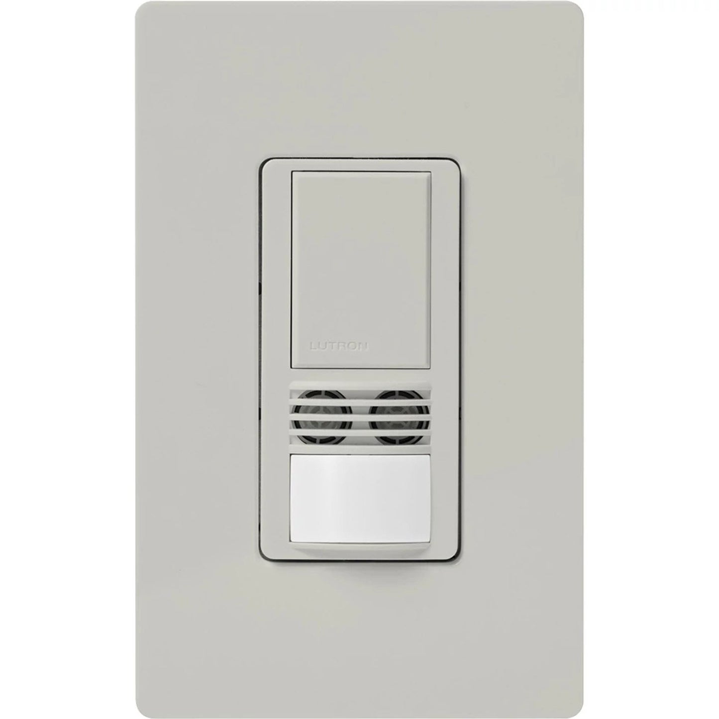 Lutron MS-B102-PD Maestro Dual-Technology Occupancy Single Pole/3-Way Sensor Switch - 120-277V - Finish: Palladium