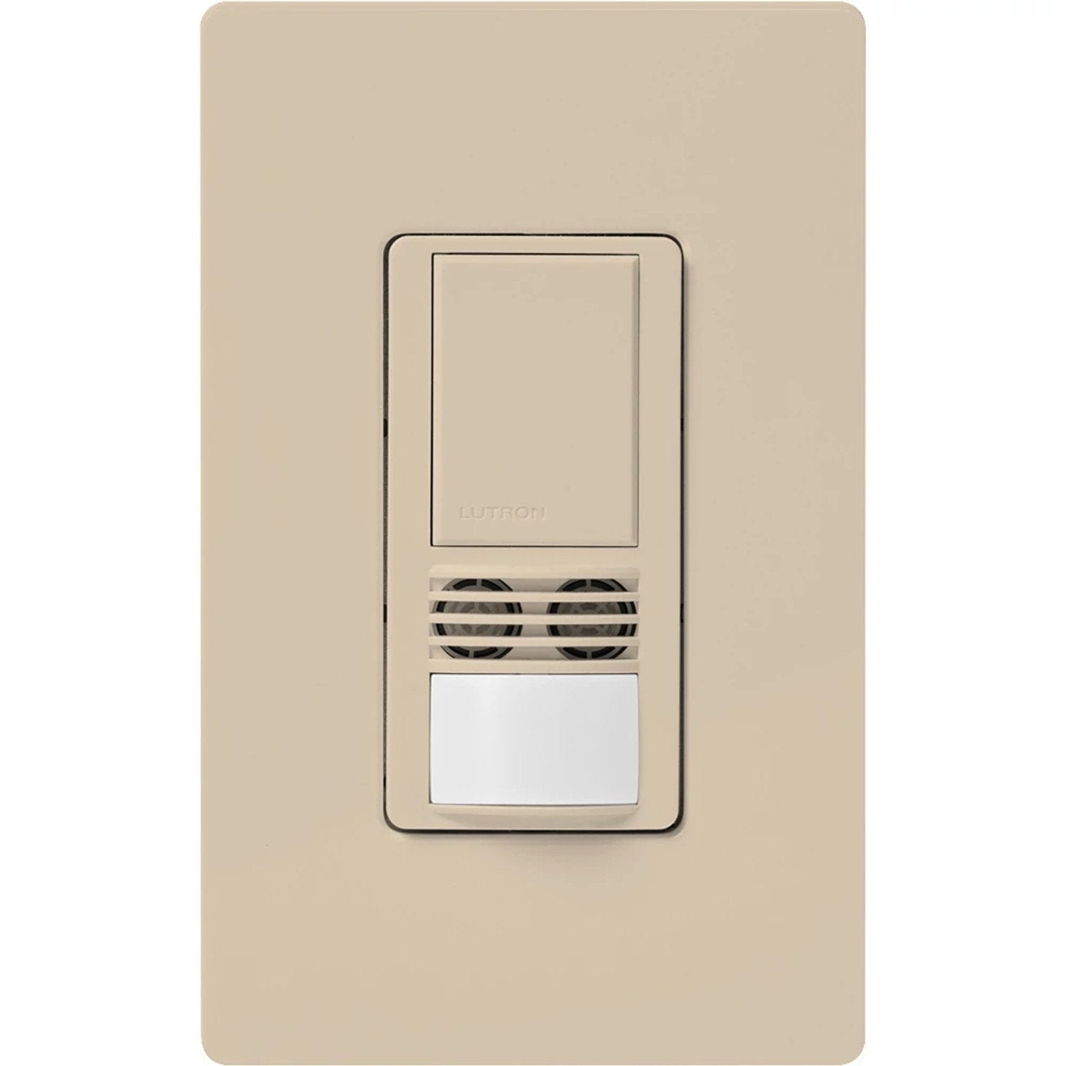 Lutron MS-B102-TP Maestro Dual-Technology Occupancy Single Pole/3-Way Sensor Switch - 120-277V - Finish: Taupe