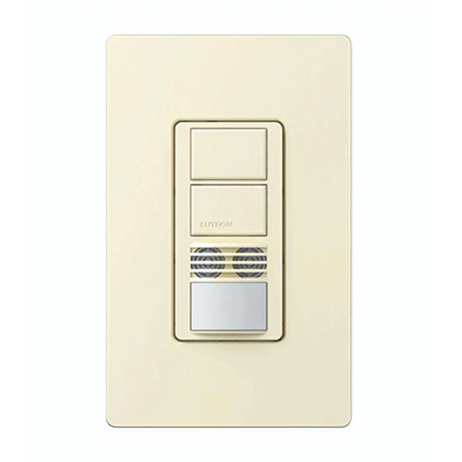 Lutron MS-B202-AL Maestro Dual Circuit Dual-Technology Motion Single Pole And 3-Way Sensor Switch - 120-277V - Finish: Almond