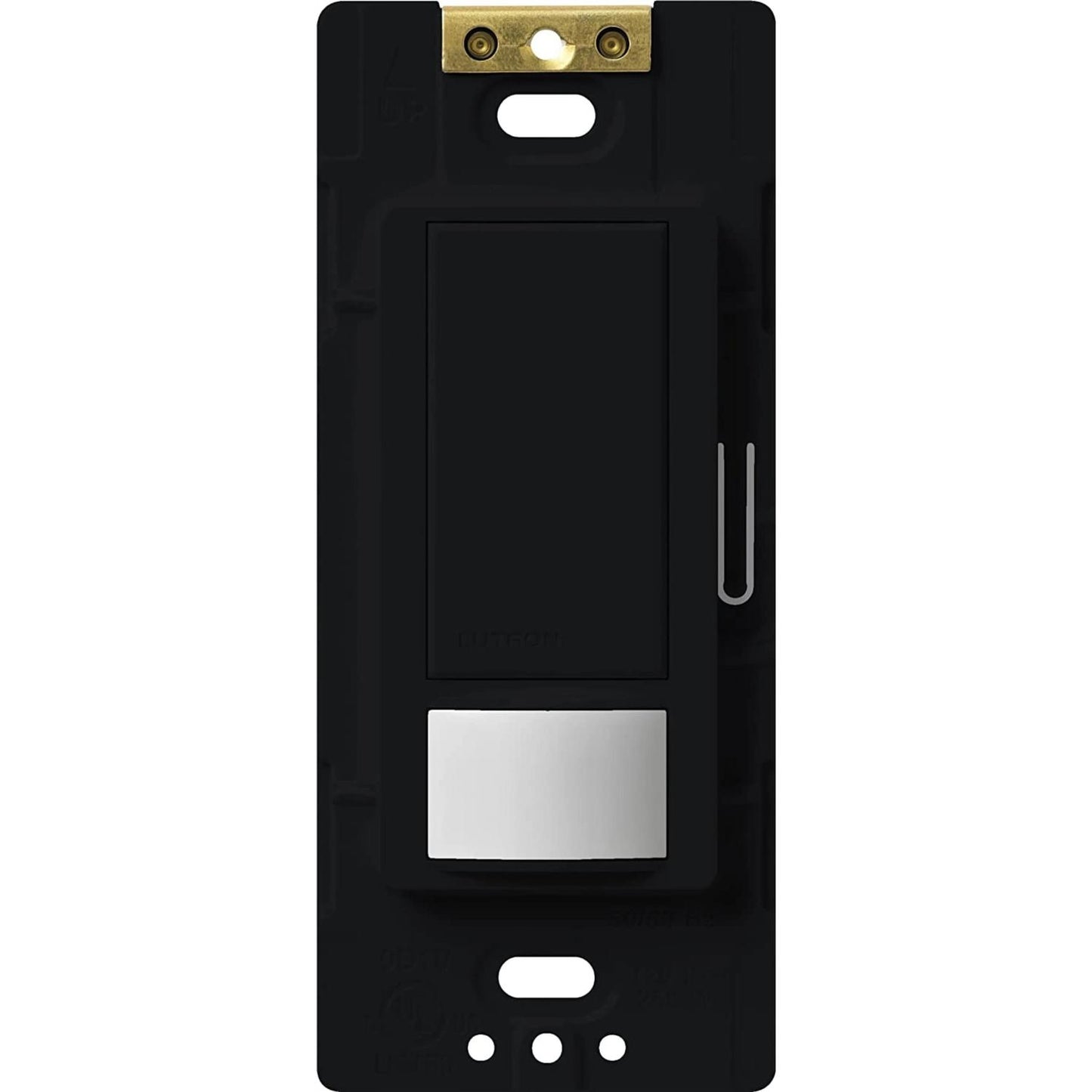 Lutron MS-OPS6M2-DV-MN Maestro Occupancy Motion Single/Multi-Location Sensor Switch - 6A Light, 3A Fan - Ground or Neutral Required - 120-277V - Finish: Midnight