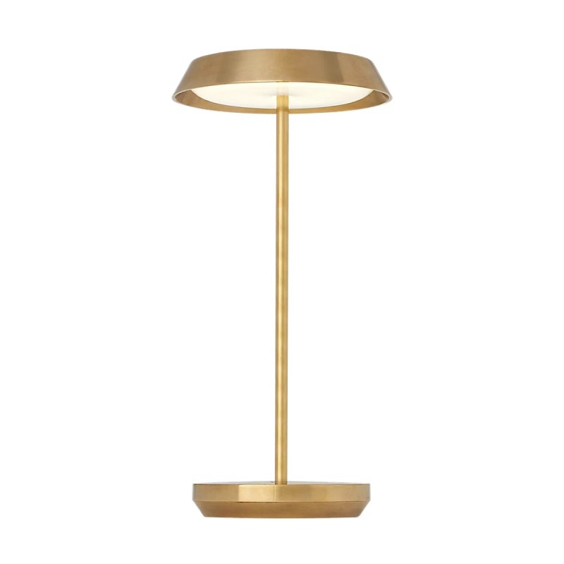 Visual Comfort Architectural SLTB25927NB Modern 13" Tepa 1-lt Tall LED Table Lamp - CCT: 2700 - Voltage: 120-240V - Finish Natural Brass