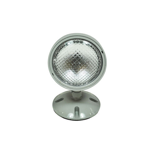 Nora Lighting NE-931 Single Head Exit / Emergency Ceiling Light - Finish: Grey