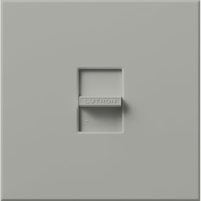 Lutron NF-10-277-GR Nova 3-Wire Dimmer Switch for Ballasts/LED Drivers 8A - 277V - Single Pole - Finish: Matte Gray
