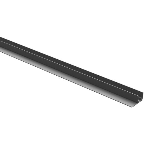 American Lighting NFPROL-FCHAN-2M NeonFlex PRO-L Series 2  Meter Black Aluminum F Channel