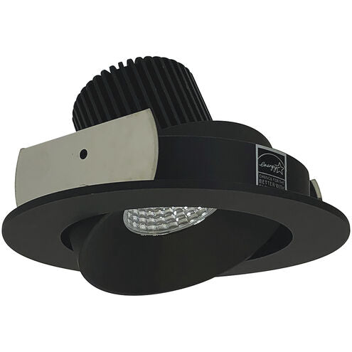 Nora Lighting NIO-4RCCDXBB/HL 4" Iolite LED Round Adjustable Cone Reflector - High Lumens - CCT:  Comfort Dim (3100K-1800K) - Finish: Black