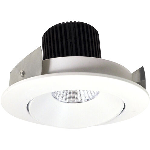 Nora Lighting NIO-4RCCDXMPW/HL 4" Iolite LED Round Adjustable Cone Reflector - High Lumens - CCT:  Comfort Dim (3100K-1800K) - Finish: Matte Powder White