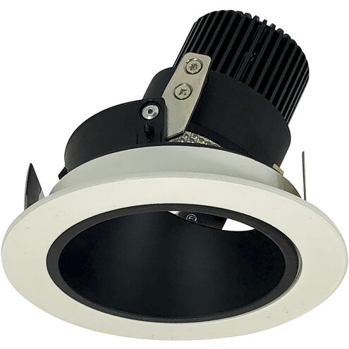 Nora Lighting NIO-4RDCDXBW/HL 4" Iolite LED Round Adjustable Deep Reflector - High Lumens - CCT:  Comfort Dim (3100K-1800K) - Finish: Black/White