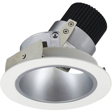 Nora Lighting NIO-4RDCDXHZMPW/HL 4" Iolite LED Round Adjustable Deep Reflector - High Lumens - CCT:  Comfort Dim (3100K-1800K) - Finish: Haze / Matte Powder White