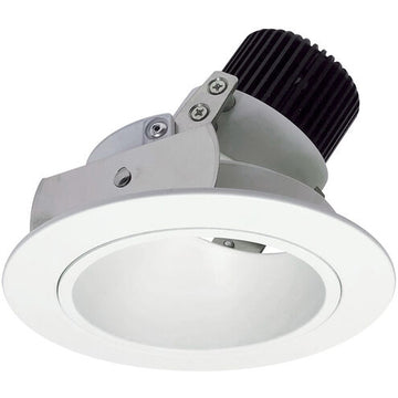 Nora Lighting NIO-4RDCDXMPW/HL 4" Iolite LED Round Adjustable Deep Reflector - High Lumens - CCT:  Comfort Dim (3100K-1800K) - Finish: Matte Powder White