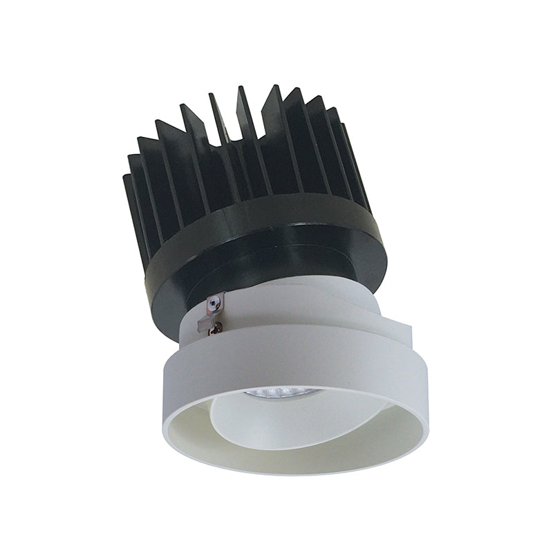 Nora Lighting NIO-4RTLACDXWW/HL 4" Iolite LED Round Trimless Adjustable Reflector - CCT: Comfort Dim - 28W - Reflector Finish: White - Adjustable Finish: White