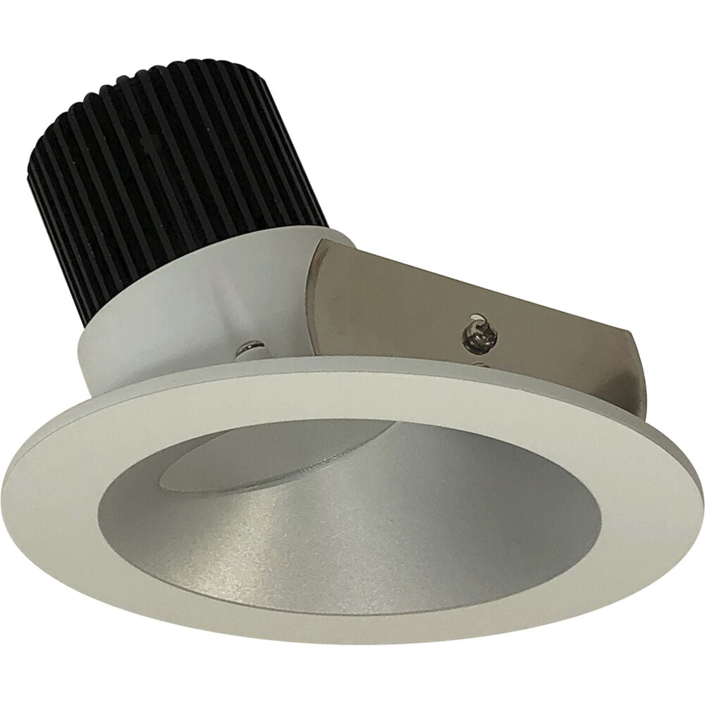 Nora Lighting NIO-4RWCDXHW/HL 4" Iolite Round Wall Wash Reflector Trim - CCT: Comfort Dim - 28W - Reflector Finish: Haze - Flange Finish: White