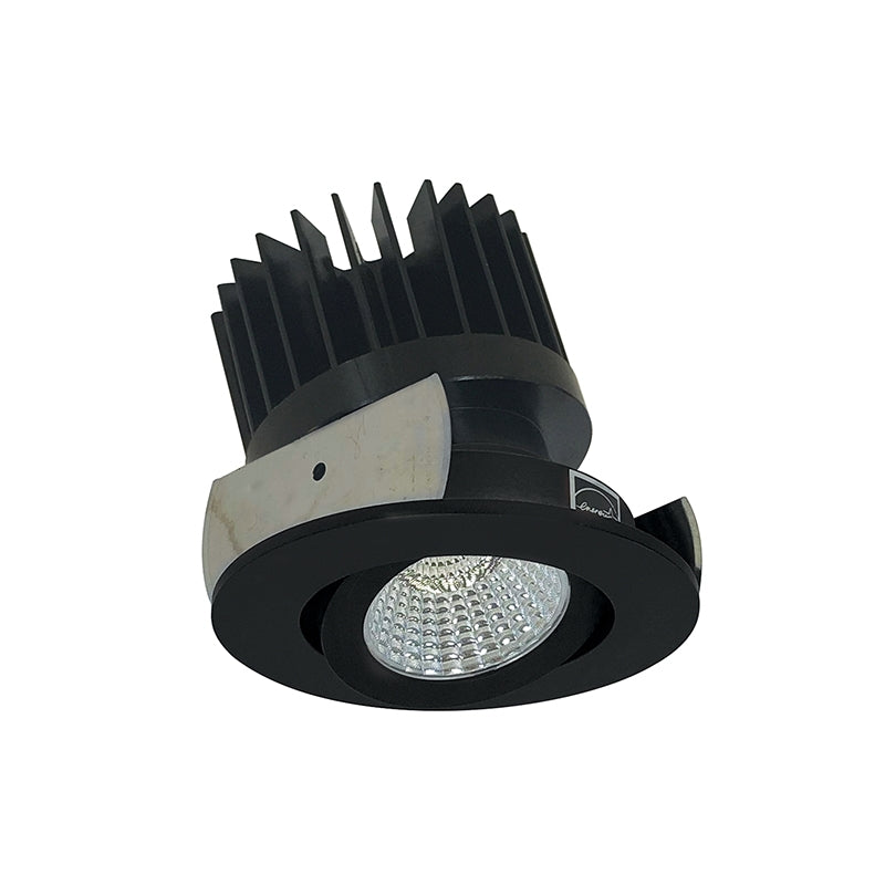 Nora Lighting NIOB-2RGCDXBB/HL 2" Iolite LED Round Adjustable Gimbal - Hight Lumens - CCT: Comfort Dim (3100K-1800K) - Finish: Black