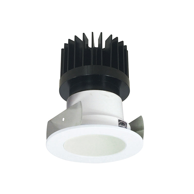 Nora Lighting NIOB-2RNDCCDXMPW/HL 2" Iolite Round Reflector with Round Aperture Trim - CCT: Comfort Dim - 28W - Reflector Finish: Matte Powder White - Flange Finish: Matte Powder White