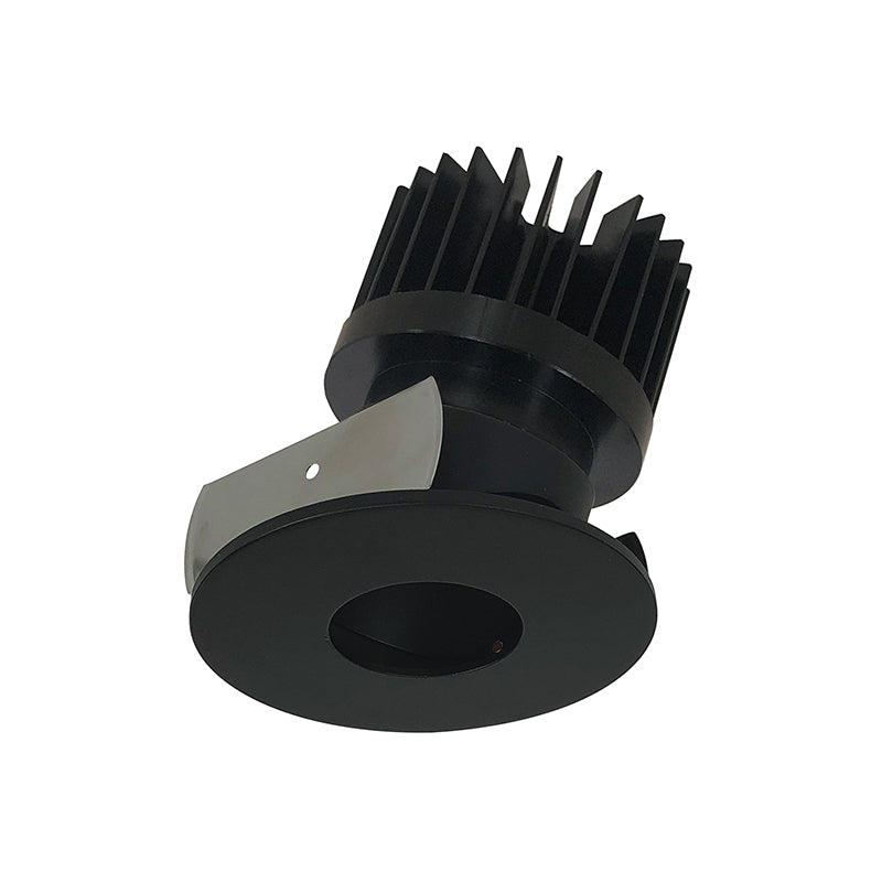 Nora Lighting NIOB-2RPHACDXBB/HL 2" Iolite Round Adjustable Pinhole Trim - CCT: Comfort Dim - 28W - Reflector Finish: Black - Flange Finish: Black