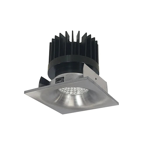 Nora Lighting NIOB-2SNBCDXNN/HL 2" Iolite Square Bullnose Trim - CCT:  Comfort Dim - 28W - Finish: Natural Metal