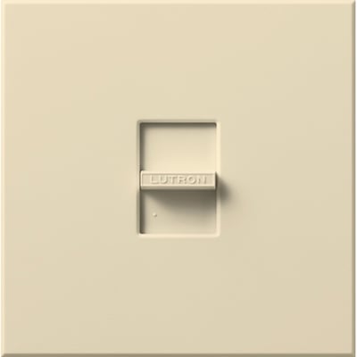Lutron NLV-1500-BE Nova 1200W (1500VA) Magnetic Low Voltage Single Pole Slide-to-Off Dimmer Wall Plate Included - Finish: Beige