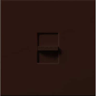 Lutron NLV-1500-BR Nova 1200W (1500VA) Magnetic Low Voltage Single Pole Slide-to-Off Dimmer Wall Plate Included - Finish: Brown