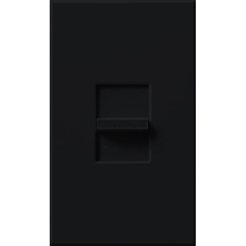 Lutron NLV-600-BL Nova 450W (600VA) Magnetic Low Voltage Single Pole Slide-to-Off Dimmer Wall Plate Included - Finish: Black