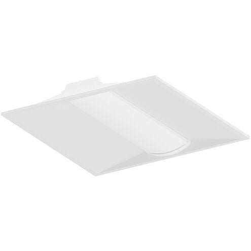 Nora Lighting NPTCBSW-22/SCW  2'x2' Center Basket LED 23 inch White Troffer Ceiling Light, with Selectable Wattage & CCT