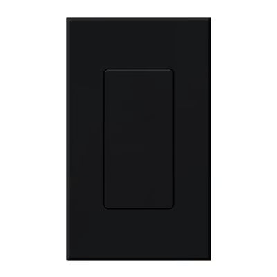 Lutron NT-BI-BL Nova T Blank Insert for Architectural Matte Wall Plates - Single Gang - Wall Plate Included - Finish: Matte Black