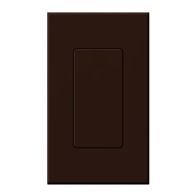 Lutron NT-BI-BR Nova T Blank Insert for Architectural Matte Wall Plates - Single Gang - Wall Plate Included - Finish: Matte Brown