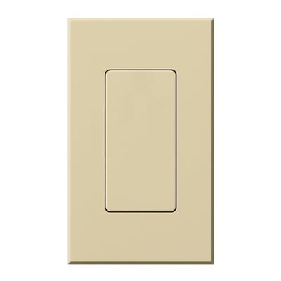 Lutron NT-BI-IV Nova T Blank Insert for Architectural Matte Wall Plates - Single Gang - Wall Plate Included - Finish: Matte Ivory