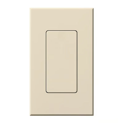 Lutron NT-BI-LA Nova T Blank Insert for Architectural Matte Wall Plates - Single Gang - Wall Plate Included - Finish: Matte Light Almond
