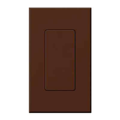 Lutron NT-BI-SI Nova T Blank Insert for Architectural Matte Wall Plates - Single Gang - Wall Plate Included - Finish: Matte Sienna