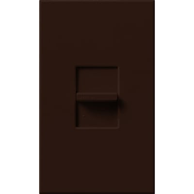 Lutron NTRCS-1-BR Nova T Momentary Contact Switch - 24V - Single Pole - Wall Plate Included - Finish: Brown