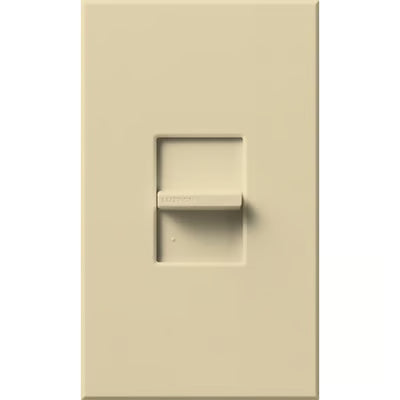 Lutron NTRCS-1-IV Nova T Momentary Contact Switch - 24V - Single Pole - Wall Plate Included - Finish: Ivory