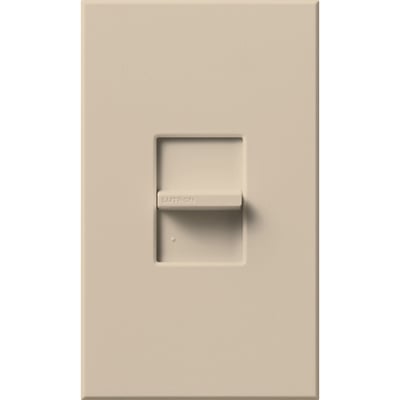 Lutron NTRCS-1-TP Nova T Momentary Contact Switch - 24V - Single Pole - Wall Plate Included - Finish: Taupe