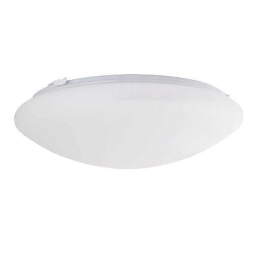 Elco Lighting ELD31430W 18W 14 Inches Dustin LED Standard Lumen Decorative Flush Mount Lights - 120V - Triac/ELV - White