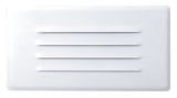 Elco Lighting ELST52W 13W 120V CFL Step Light with Louvered Faceplate - White