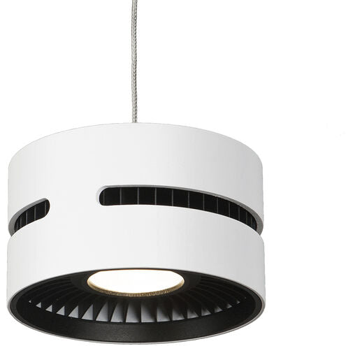 Kuzco Lighting PD6705-WH-UNV Oxford LED 5 inch Pendant Ceiling Light Brushed White Finish