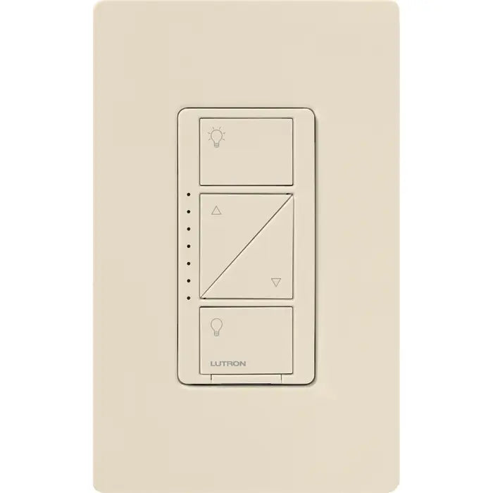 Lutron PD-10NXD-LA Caseta Wireless In-Wall Dimmer PRO - Switch type: Button - Finish: Light Almond