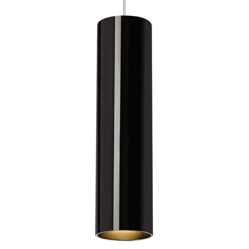 Visual Comfort Architectural 700MPPPRBS Piper 3" Pendant Black/Satin Nickel, Monopoint System, 12V Halogen
