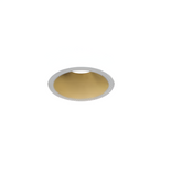 Eurofase OSC3RT01RF031530WCL 3-in 15W Round Oscar LED With Trim - 3000K - 120V-277V - 38º Wide - Clear Diffuser - Black/Gold