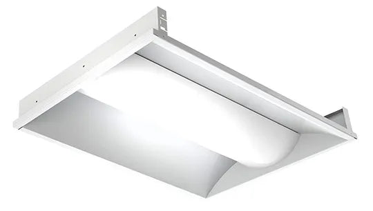 Westgate LTR-2X2-40W-40K-D 2x2 LED Center Basket Troffer Light - Color Temperature: 4000K - Finish: White