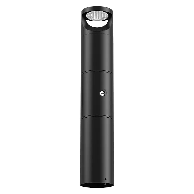 Westgate BOL-G4-SHAFT-23-GFCI-BK Black G4 Bollard Shaft 30" with GFCI Outlet Compartment