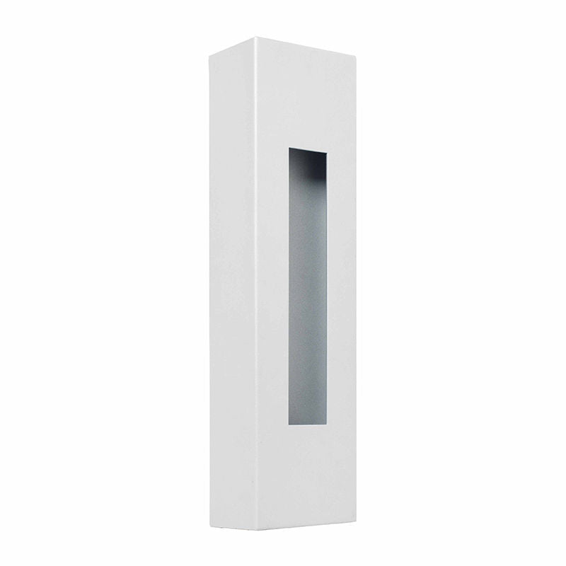 Westgate CRE-MP-02-30K-SIL LED Tall Outdoor Wall Sconce Light - Color Temperature: 3000K - Finish: Silver