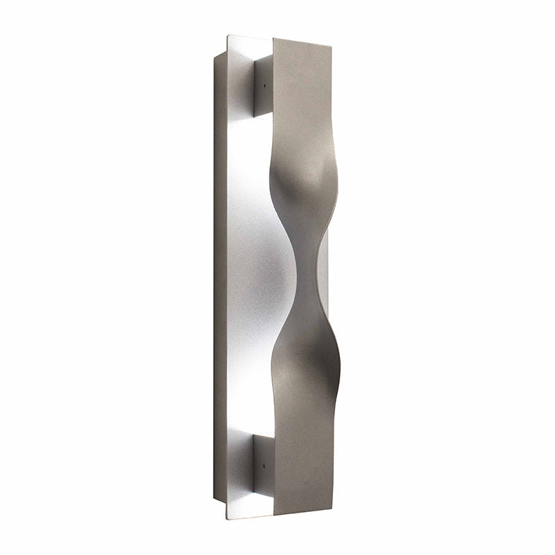 Westgate CRE-MP-08-30K-SIL LED Outdoor Wall Sconce Light - Color Temperature: 3000K - Finish: Silver